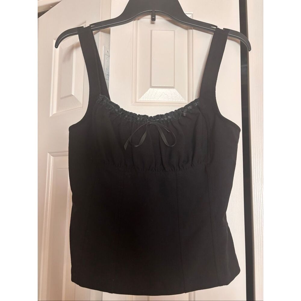 ASTR Black Camisole Top